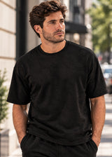 TWO BROTHERS - Ανδρικό t-shirt Alcadara - Μαύρο BF-26790