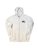 Ανδρική ζακέτα φούτερ με κουκούλα Two Brothers clothing -BF-25910-basic logo zip-up hoodie -white