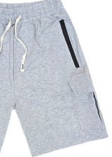 Ανδρική κάργκο βερμούδα GUF - BG122 - cargo regular shorts γκρι