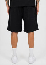 QUEST CLOTHING Ανδρική βερμούδα μαύρη Original Text BL-53-black