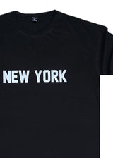 Κοντομάνικη μπλούζα Body Staff - BS-0219 - new york logo regular fit t-shirt μαύρο