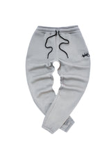 Ανδρική φόρμα με λάστιχο Two Brothers-BT-25590- signature logo regular fit pants γκρι