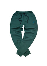 Ανδρική φόρμα με λάστιχο Two Brothers - BT-25590 - signature logo regular fit pants πράσινο