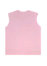 Ανδρική αμάνικη μπλούζα Two Brothers - BT-25650 - basic sleeveness ροζ