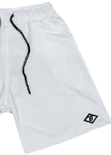 Ανδρική βερμούδα Two Brothers - BT-25680- diamond logo λευκό