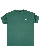 Ανδρική κοντομάνικη μπλούζα Two Brothers - BT-25790- take control oversized πράσινο