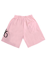 Ανδρική βερμούδα φούτερ Two Brothers - BT-25870 - graffiti logo ροζ