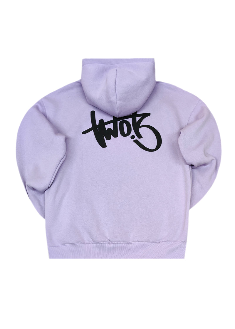 Ανδρικό μακρυμάνικο φούτερ Two Brothers - BT-25940-Lilac regular fit