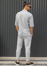 Ανδρικό ανοιξιάτικο παντελόνι Henry clothing - 8-102 - simple oversized pants γκρι