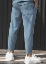 Ανδρικό ανοιξιάτικο παντελόνι Henry clothing - 8-102 - simple oversized pants γαλάζιο