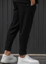 Ανδρικό ανοιξιάτικο παντελόνι Henry clothing - 8-100 - simple pants μαύρο
