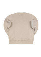 Ανδρικό μακρυμάνικο φούτερ Clever - CF-25300 - basic clever logo regular fit μπεζ