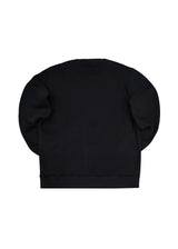 Ανδρικό μακρυμάνικο φούτερ Clever - CF-25300 - basic clever logo regular fit μαύρο