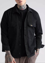 COSI JEANS - Ανδρικό jacket με μεγάλες τσέπες - Μαύρο 68-CHIORE