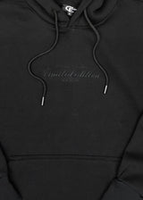CLEVER CLOTHING - Ανδρικό μακρυμάνικο φούτερ με κουκούλα Emboidary - Μαύρο CF-26610