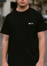 Ανδρική κοντομάνικη μπλούζα Tony couper - T24/47 - long patch μαύρο