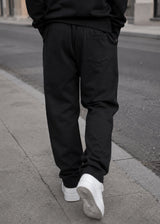 GUF CLOTHING Ανδρική φόρμα με χνούδι - Μαύρη DB-7543