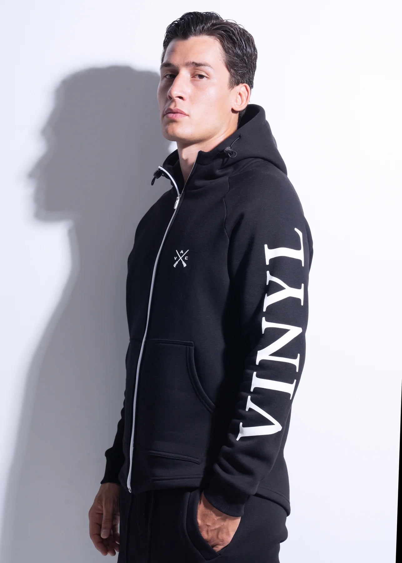 Ανδρική Ζακέτα Vinyl art clothing - 73524-01 - logo print