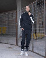 Ανδρική φόρμα Vinyl art clothing - 01039-01 - striped track μαύρο