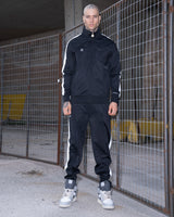 Ανδρική φόρμα Vinyl art clothing - 01039-01 - striped track μαύρο