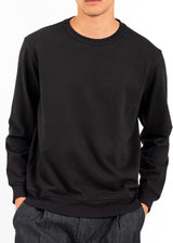 Ανδρική φούτερ χωρίς χνούδι Vittorio - 1000-2526-003 - simple sweatshirt regular fit μαύρο