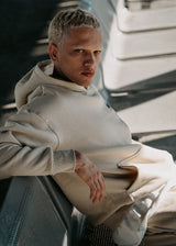 Ανδρικό μακρυμάνικο φούτερ Two Brothers - BT-25940-beige regular fit