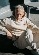 Ανδρικό μακρυμάνικο φούτερ Two Brothers - BT-25940-beige regular fit