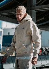 Ανδρικό μακρυμάνικο φούτερ Two Brothers - BT-25940-beige regular fit