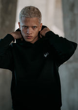 Ανδρικό μακρυμάνικο φούτερ Two Brothers - BT-25940-Black regular fit