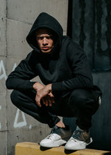 Ανδρικό μακρυμάνικο φούτερ Two Brothers - BF-25580-black regular fit