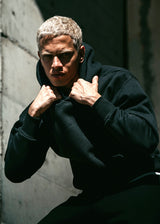 Ανδρικό μακρυμάνικο φούτερ Two Brothers - BF-25580-black regular fit