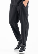 Ανδρικό υφασμάτινο παντελόνι Vittorio-500-2526-MIROLIO BLACK loose fit