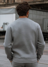 Ανδρικό μακρυμάνικο φούτερ Clever - CF-25250 - Grey regular fit