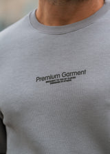 Ανδρικό μακρυμάνικο φούτερ Clever - CF-25250 - Grey regular fit