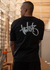 Ανδρική κοντομάνικη μπλούζα Two Brothers -BT-25800 - graffiti sign oversized μαύρο