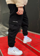 Ανδρική φόρμα Tony couper - F26/3 - long patch cargo logo μαύρο