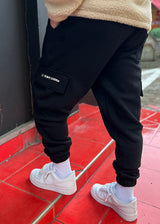 Ανδρική φόρμα Tony couper - F26/3 - long patch cargo logo μαύρο