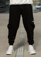 Ανδρική φόρμα Tony couper - F26/3 - long patch cargo logo μαύρο