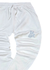 Ανδρική φόρμα Tony Couper - F25/11 - ecru TNC logo regular fit λευκό