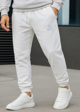 Ανδρική φόρμα Tony Couper - F25/11 - ecru TNC logo regular fit λευκό