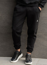 TONY COUPER Ανδρική φόρμα regular fit Black Cube - Μαύρη F27/1