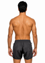 MED Ανδρικό μαγιό βερμούδα μαύρο-λευκό Paolo Shorts G26200358-154