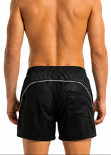 MED Ανδρικό μαγιό βερμούδα μαύρο Nathan Shorts G26200359-001