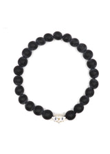GUF CLOTHING Βραχιόλι μαύρο simple owl GNG0234