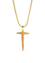 GUF CLOTHING Αλυσίδα από ανοξείδωτο ατσάλι central chain χρυσό GNG26-02-gold