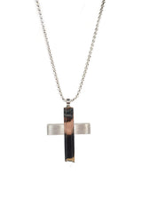 GUF CLOTHING Αλυσίδα από ανοξείδωτο ατσάλι central chain ασημένιο GNG26-05-silver