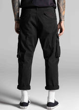 Ανδρικό παντελόνι κάργκο Cosi Jeans - 66-GRILLO BLACK - cargo pants μαύρο