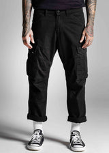 Ανδρικό παντελόνι κάργκο Cosi Jeans - 66-GRILLO BLACK - cargo pants μαύρο