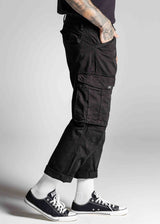 Ανδρικό παντελόνι κάργκο Cosi Jeans - 66-GRILLO BLACK - cargo pants μαύρο