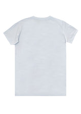 Κοντομάνικη μπλούζα GUF - MD6028 - slim fit raised λευκό